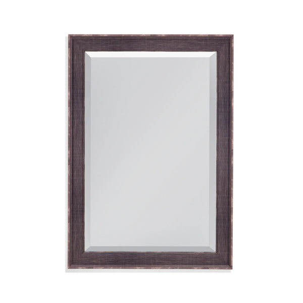 Jefferson Polystyrene Brown Vertical Wall Mirror Wall Mirrors LOOMLAN By Bassett Mirror