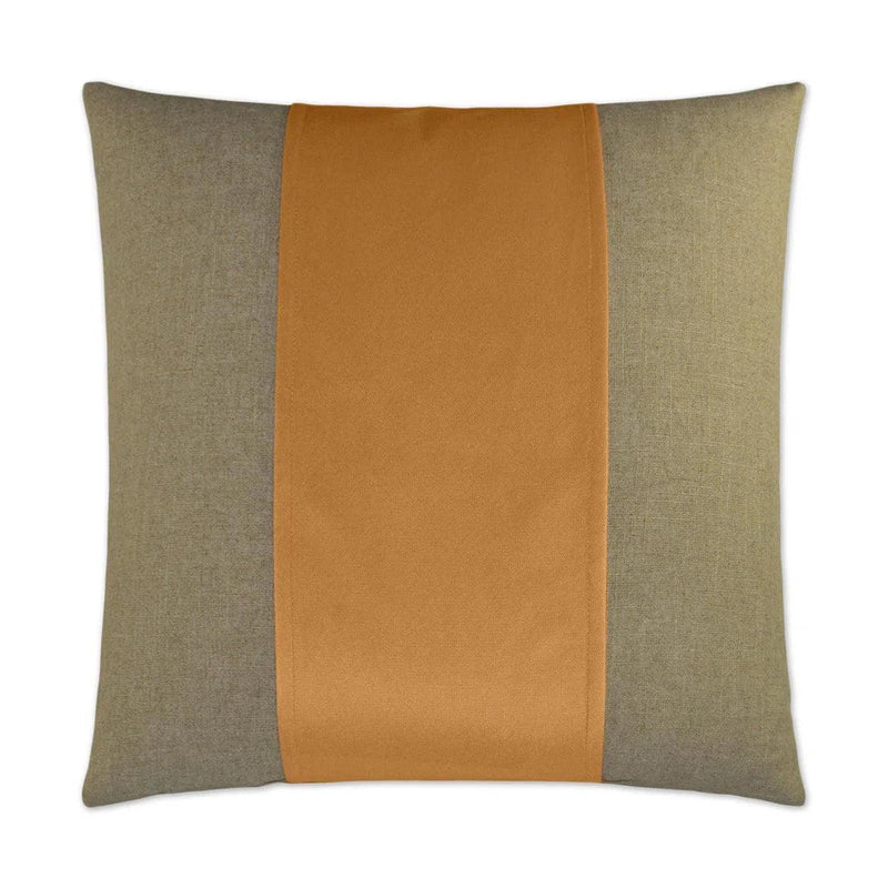 Jefferson Satsuma Band Orange Large Throw Pillow With Insert Throw Pillows LOOMLAN By D.V. Kap