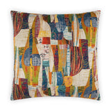 Jems Multi Color Throw Pillow With Insert Throw Pillows LOOMLAN By D.V. Kap