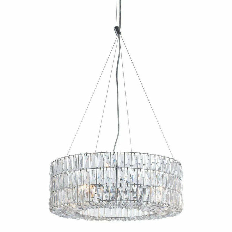 Jena Ceiling Lamp Chrome Pendants LOOMLAN By Zuo Modern