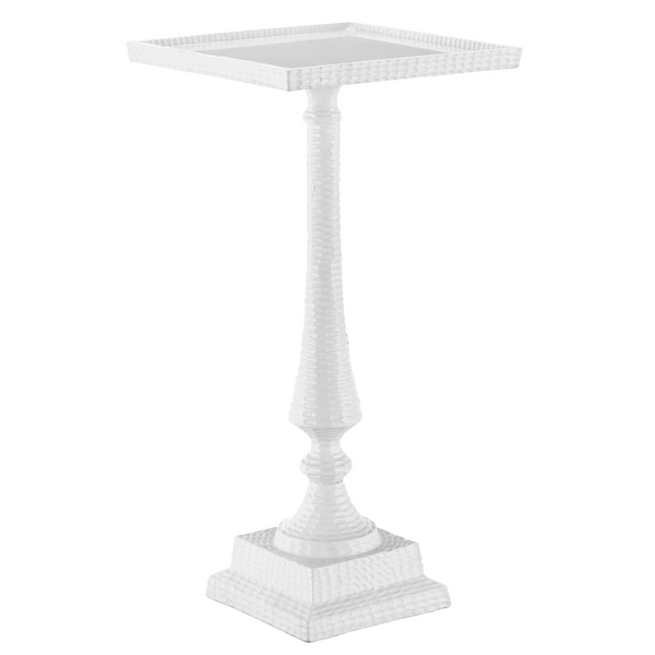 Jena White Accent Table Side Tables LOOMLAN By Currey & Co