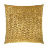 Jenga Gold Throw Pillow With Insert Throw Pillows LOOMLAN By D.V. Kap