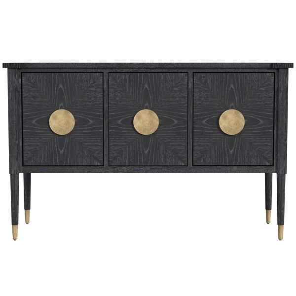 Jensen Wood Black Server Sideboards LOOMLAN By Bassett Mirror