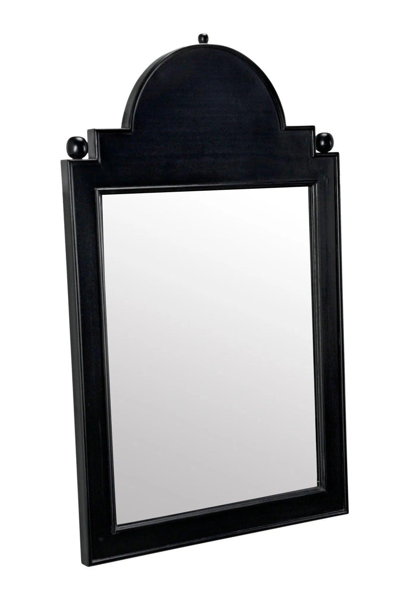 Jess Wood Black Vertical Mirror Wall Mirrors LOOMLAN By Noir