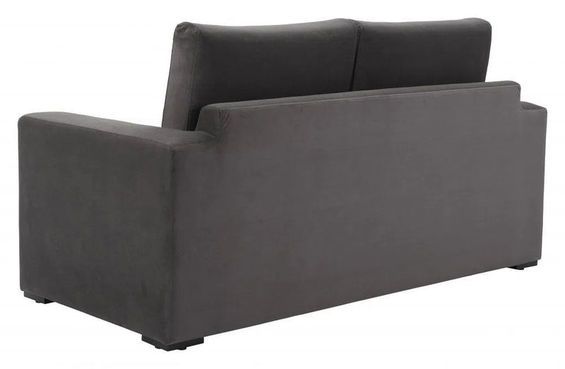 Jide Wood Grey Sleeper Sofa Sofas & Loveseats LOOMLAN By Zuo Modern