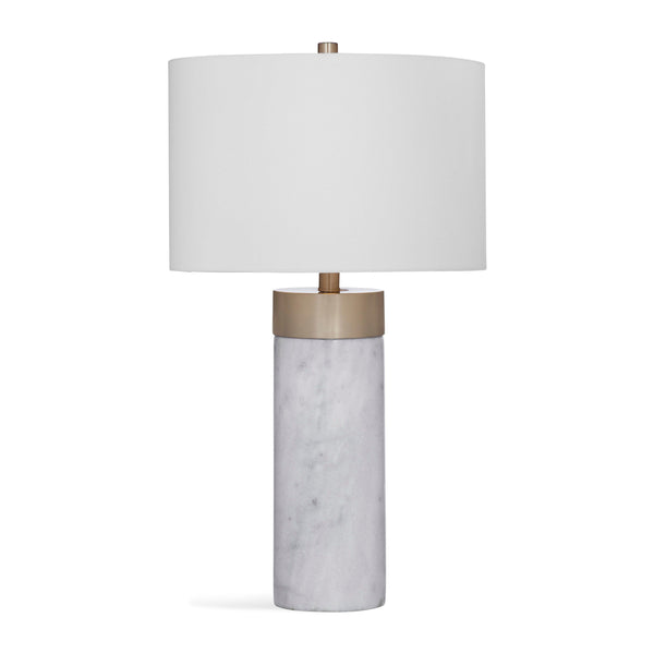 Jocelyn Marble White Table Lamp Table Lamps LOOMLAN By Bassett Mirror