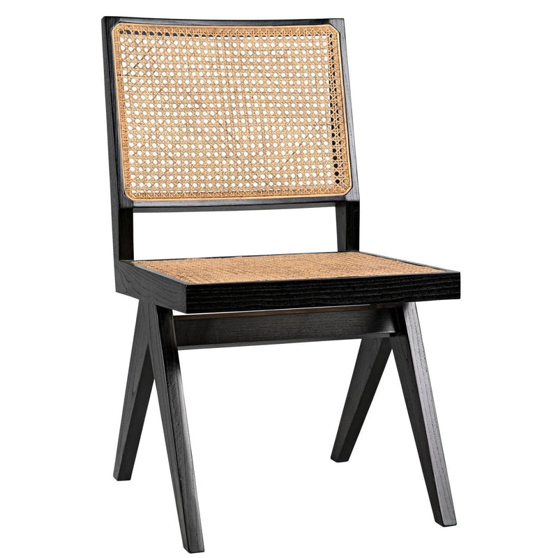 Joseph Side Chair, Charcoal Black Dining Chairs LOOMLAN By Noir