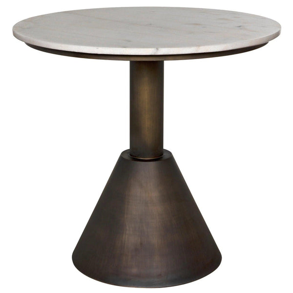 Joseph Side Table, Aged Brass Side Tables LOOMLAN By Noir