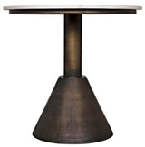 Joseph Side Table, Aged Brass Side Tables LOOMLAN By Noir