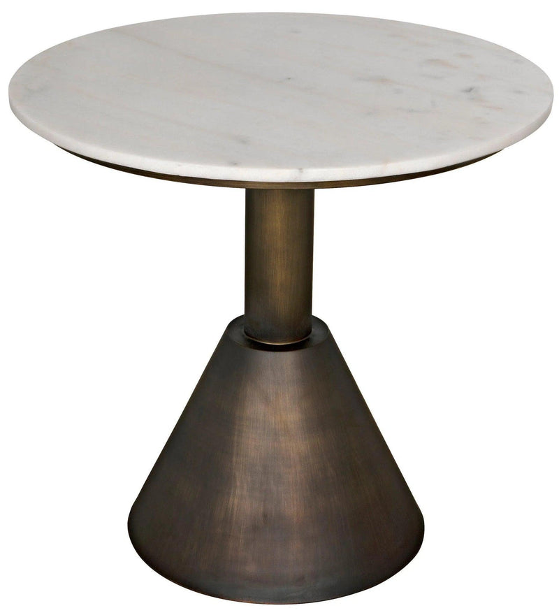 Joseph Side Table, Aged Brass Side Tables LOOMLAN By Noir