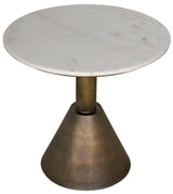 Joseph Side Table, Aged Brass Side Tables LOOMLAN By Noir