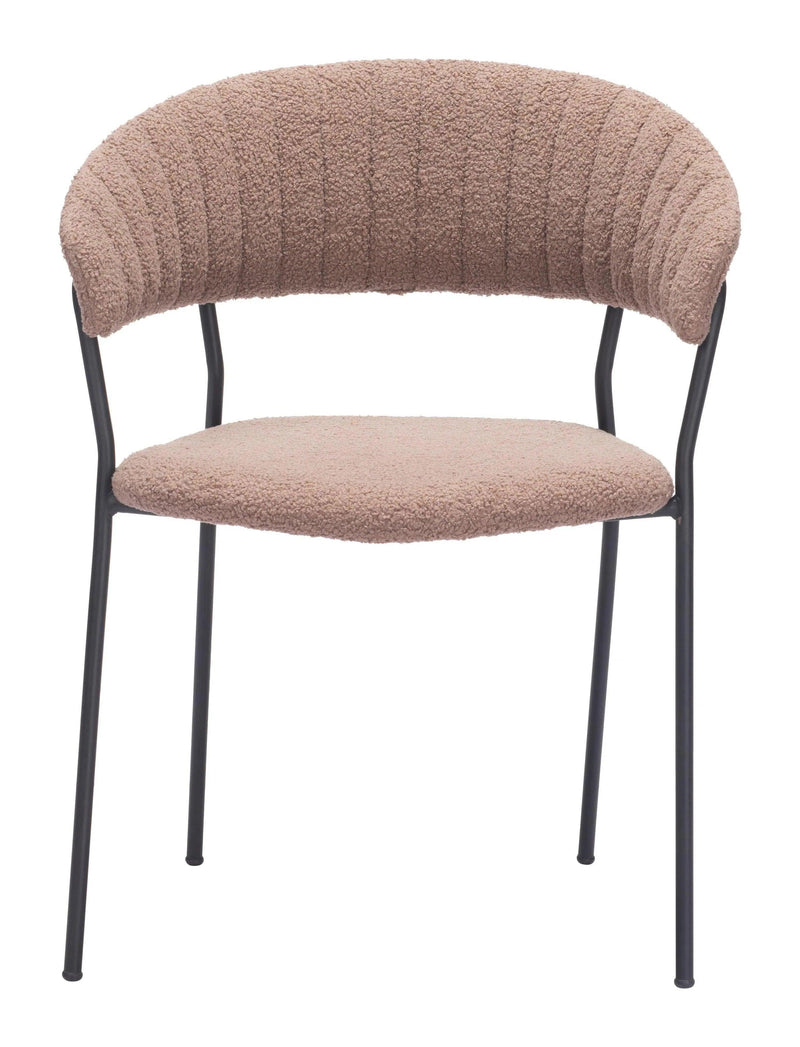 Josephine Polyester Upholstered Dining Chair (Set Of 2)