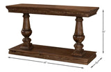 Joshua Console Table With Drawers Walnut Finish Wood Console Tables LOOMLAN By Sarreid