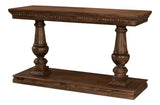 Joshua Console Table With Drawers Walnut Finish Wood Console Tables LOOMLAN By Sarreid