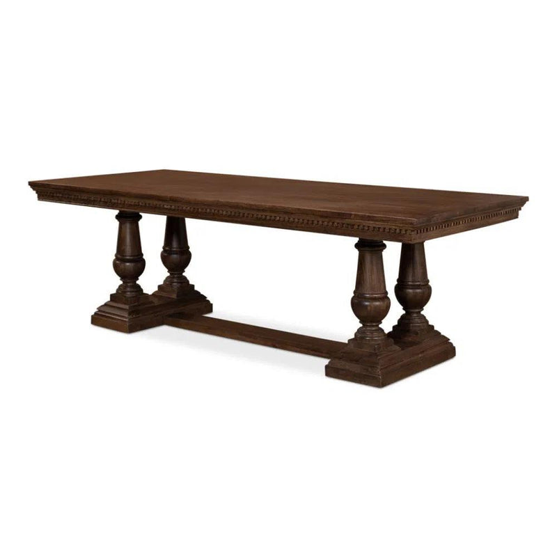 Joshua Pedestal Dining Table Dining Tables LOOMLAN By Sarreid