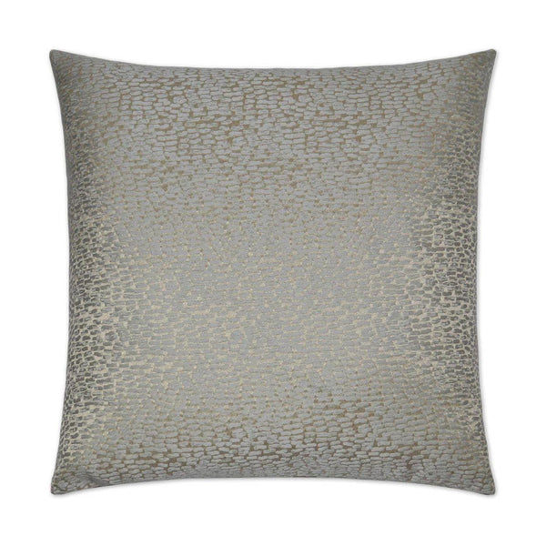 Joy Mist Grey Throw Pillow With Insert Throw Pillows LOOMLAN By D.V. Kap