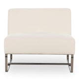 Jules Polyester Outdoor Accent Chair with Aluminium Leg Outdoor Accent Chairs LOOMLAN By Moe's Home