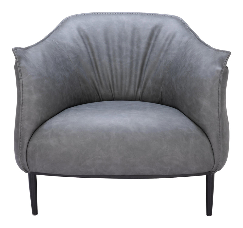 Julian Accent Chair Gray Accent Chairs LOOMLAN By Zuo Modern