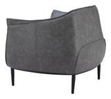 Julian Accent Chair Gray Accent Chairs LOOMLAN By Zuo Modern