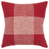 Jumbo Plaid Throw Pillow For Couch Throw Pillows LOOMLAN By LOOMLAN