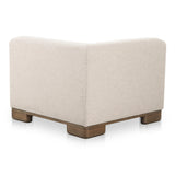 June Wood Beige Corner Chair Modular Sofas LOOMLAN By Moe's Home