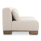 June Wood Beige Sofa Sofas & Loveseats LOOMLAN By Moe's Home