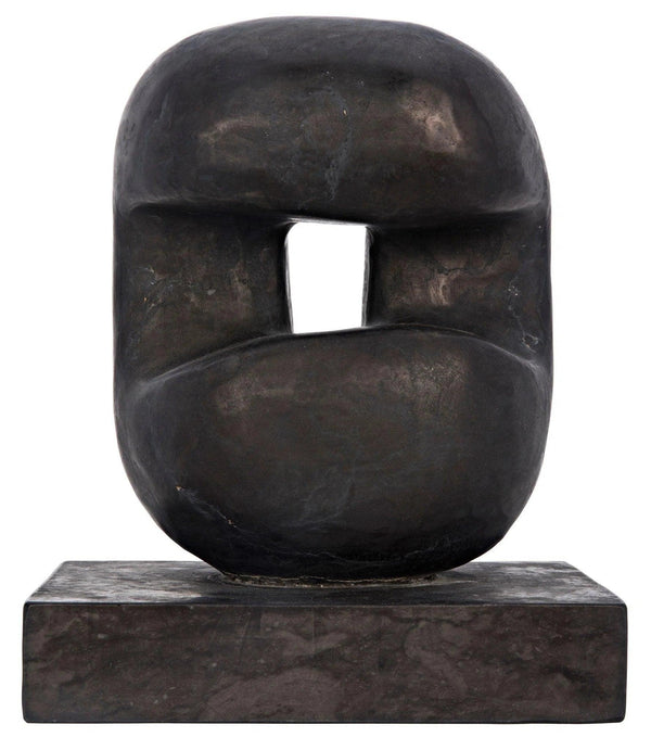 Juno Marble Black Sculpture Statues & Sculptures LOOMLAN By Noir