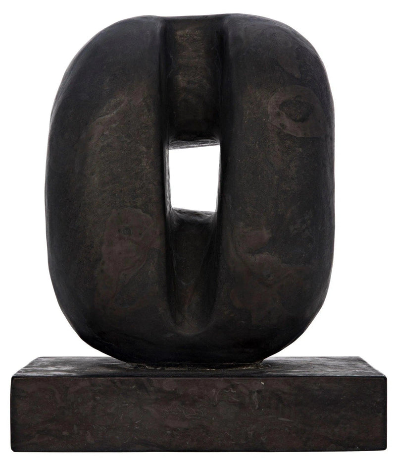 Juno Marble Black Sculpture Statues & Sculptures LOOMLAN By Noir