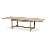 Jurow Equestrian Extendable Dining Table Barn Grey Seats 10 Dining Tables LOOMLAN By Sarreid