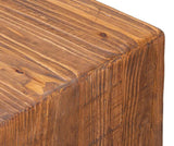 Kai Edge Reclaimed Pine and Iron Brown Rectangular Console Table Console Tables LOOMLAN By Sarreid