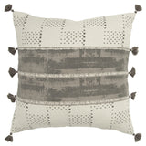 Kaia Gray Sofa Pillow With Insert Throw Pillows LOOMLAN By LOOMLAN