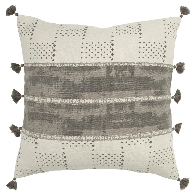 Kaia Gray Sofa Pillow With Insert Throw Pillows LOOMLAN By LOOMLAN