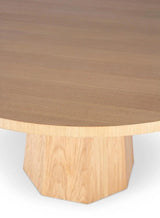 Kaia Wood Round Dining Table Dining Tables LOOMLAN By Urbia