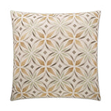 Kaleidoscope Brown Throw Pillow With Insert Throw Pillows LOOMLAN By D.V. Kap