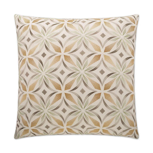 Kaleidoscope Brown Throw Pillow With Insert Throw Pillows LOOMLAN By D.V. Kap