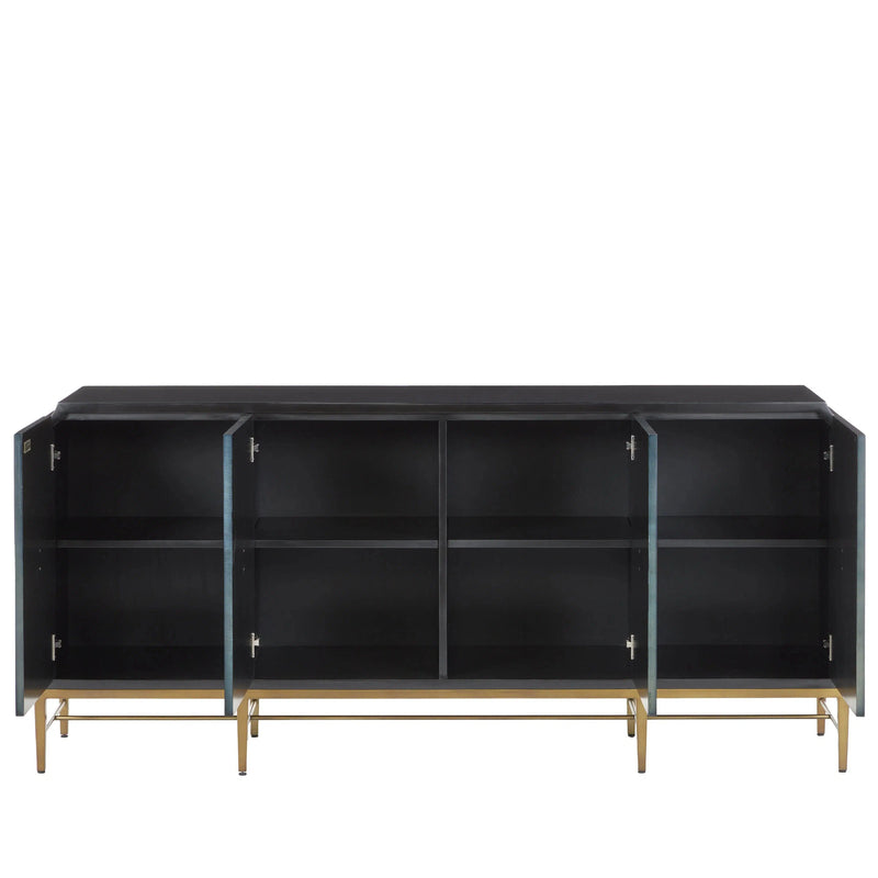 Kallista Blue Credenza Sideboards LOOMLAN By Currey & Co