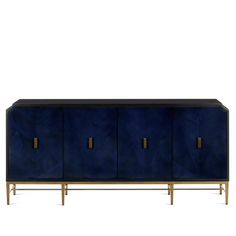 Kallista Blue Credenza Sideboards LOOMLAN By Currey & Co