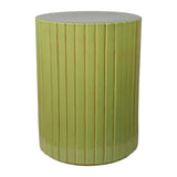 Kara Accent Table - Green Outdoor End Table Outdoor Side Tables LOOMLAN By Seasonal Living