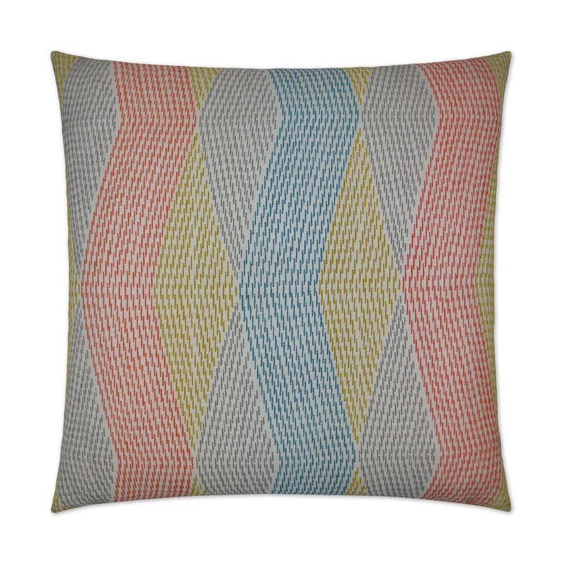 Kasem Multi Color Throw Pillow With Insert Throw Pillows LOOMLAN By D.V. Kap