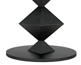 Katana Oval Dining Table, Black Metal Dining Tables LOOMLAN By Noir