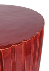 Katra Cocktail Table - Red Outdoor Coffee Table Outdoor Coffee Tables LOOMLAN By Seasonal Living