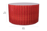 Katra Cocktail Table - Red Outdoor Coffee Table Outdoor Coffee Tables LOOMLAN By Seasonal Living