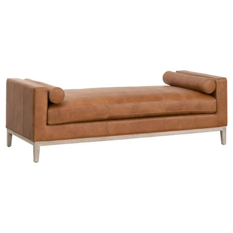 Keaton Daybed Top Grain Leather Down & Feather Sofas & Loveseats LOOMLAN By Essentials For Living