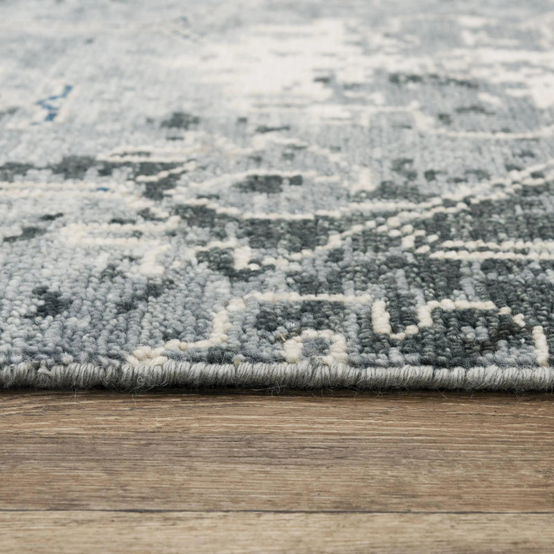 Kela Distressed Gray Large Area Rugs For Living Room Area Rugs LOOMLAN By LOOMLAN