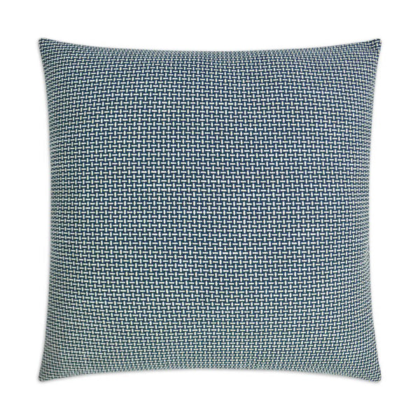 Keller Indigo Blue Throw Pillow With Insert Throw Pillows LOOMLAN By D.V. Kap