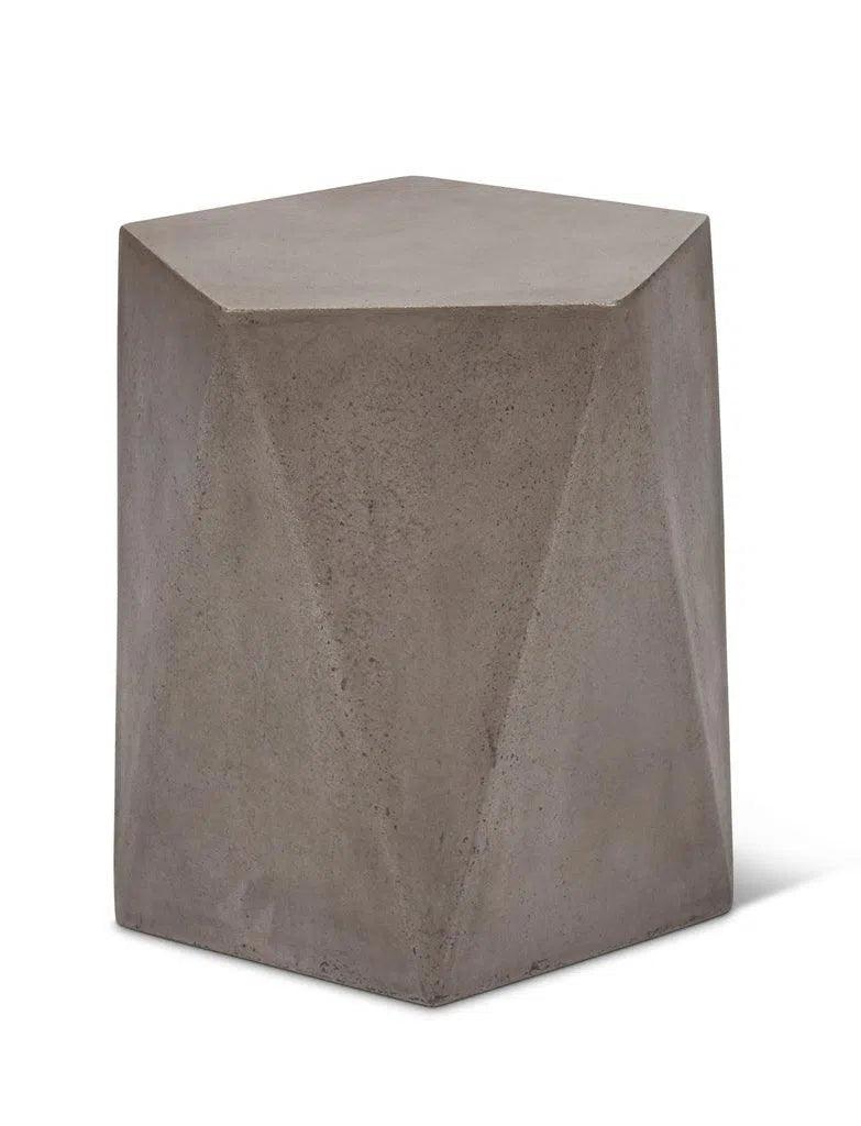 Kelson Fiber Reinforced Concrete Side Table Outdoor Side Tables LOOMLAN By Urbia