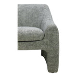 Kenzie Polyester Upholstered Armless Accent Chair Club Chairs LOOMLAN By Moe's Home