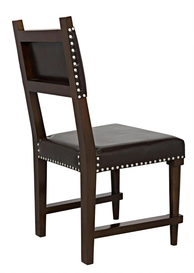 Kerouac Leather Upholstered Armless Dining Chair