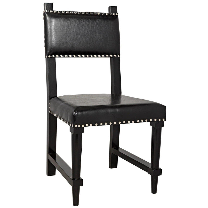 Kerouac Leather Upholstered Armless Dining Chair