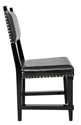 Kerouac Leather Upholstered Armless Dining Chair